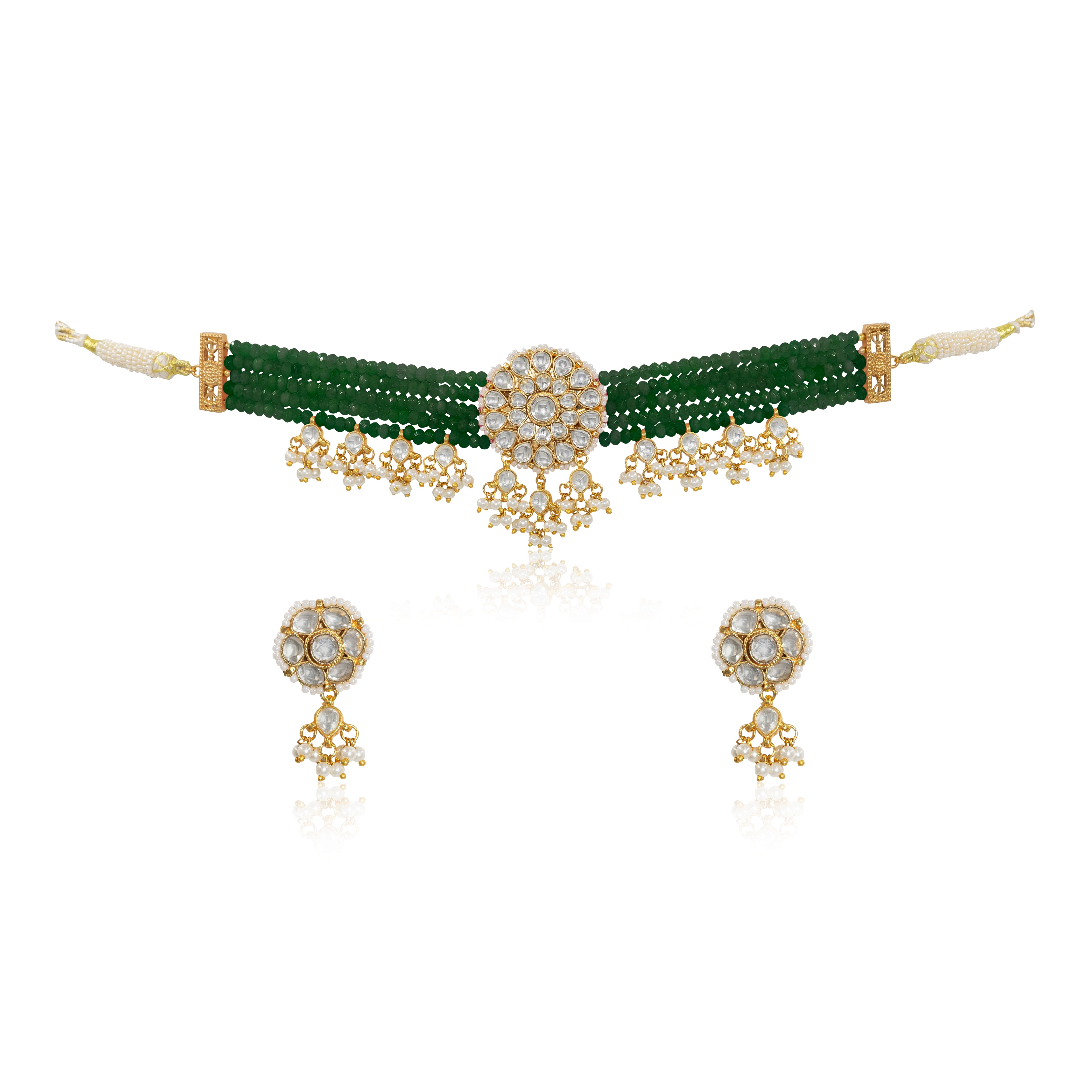 Paachi Jadau Choker Set