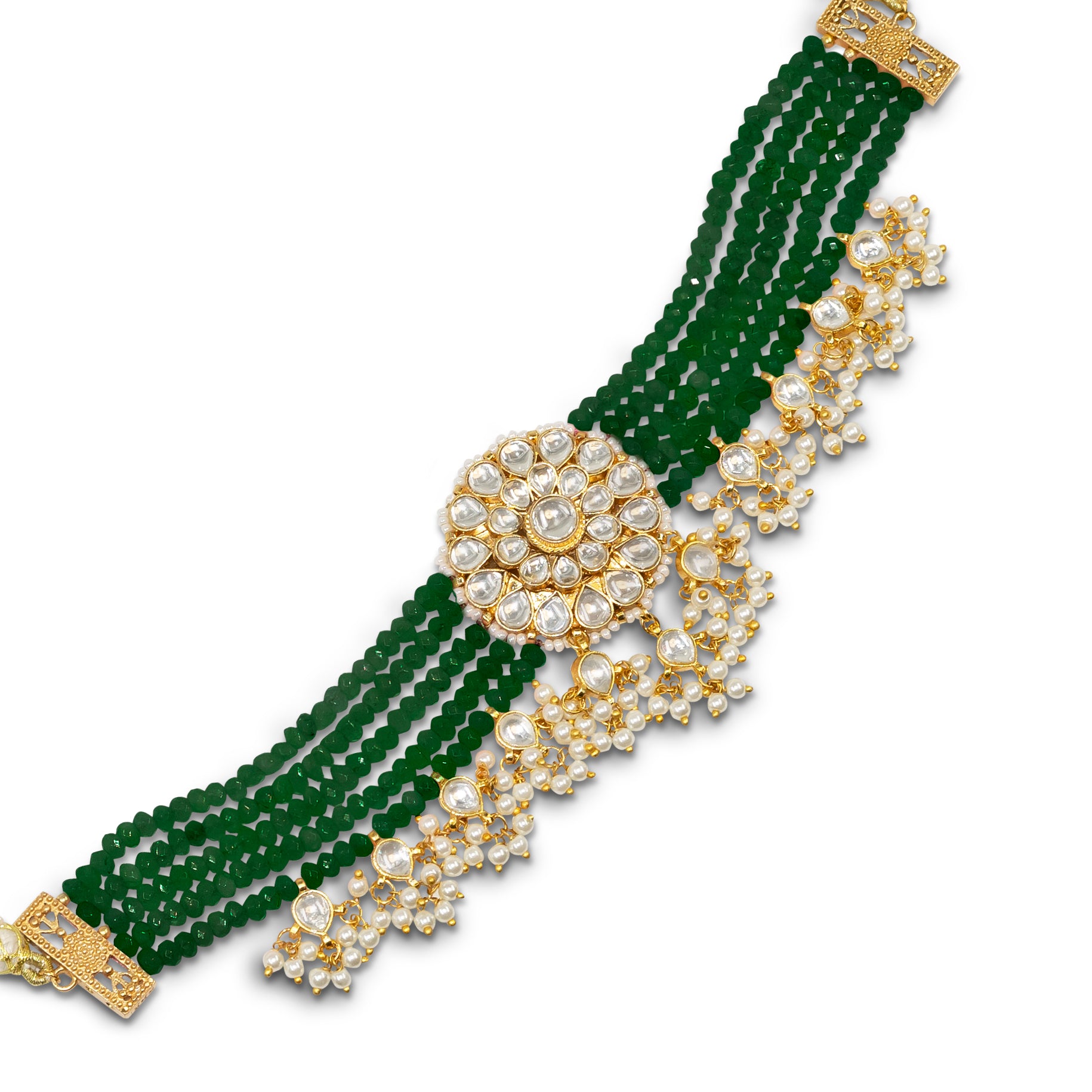Paachi Jadau Choker Set