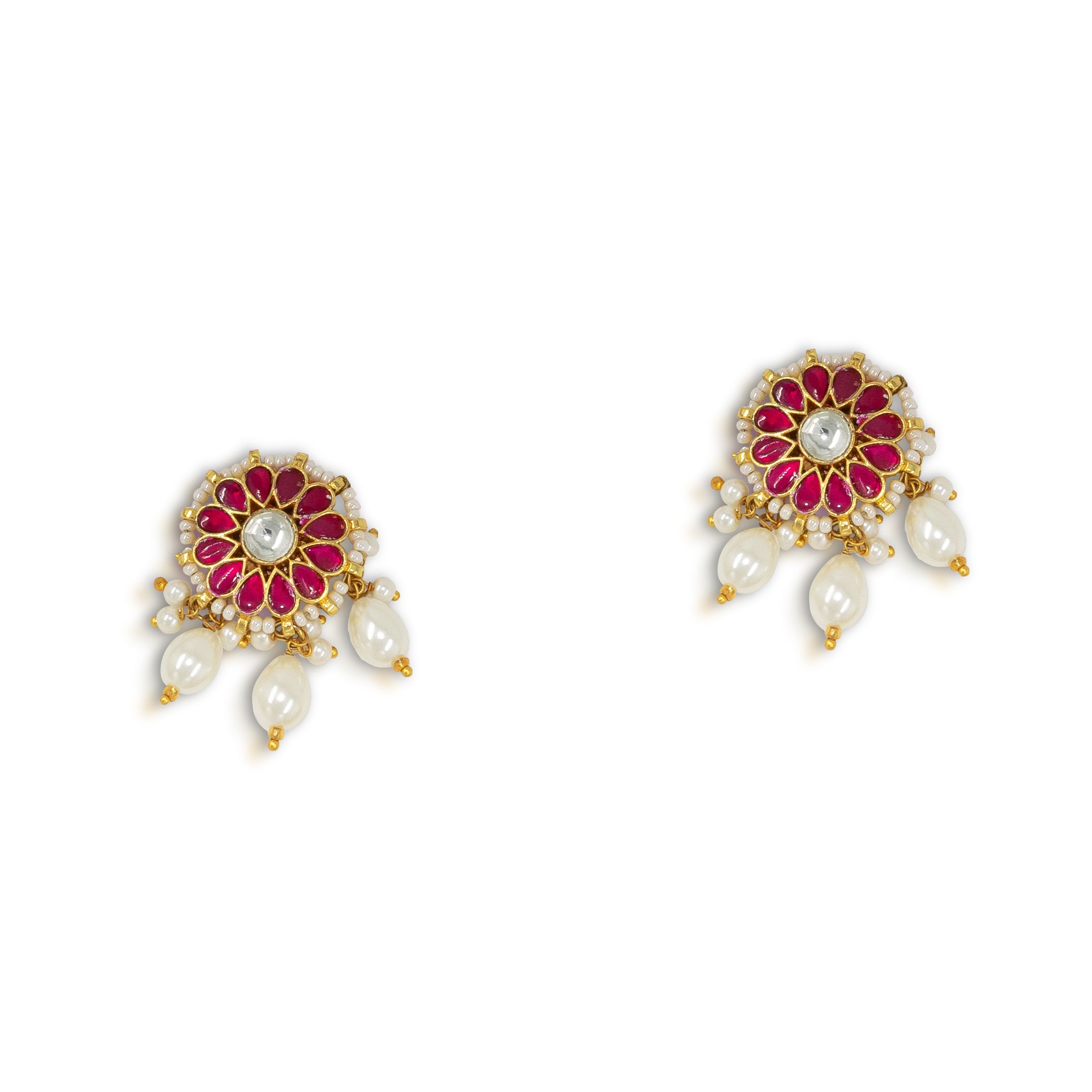 Pacchi Jadau Multi-Color Kundan Statement Necklace Set