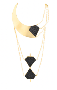 Black Onyx Layered Necklace