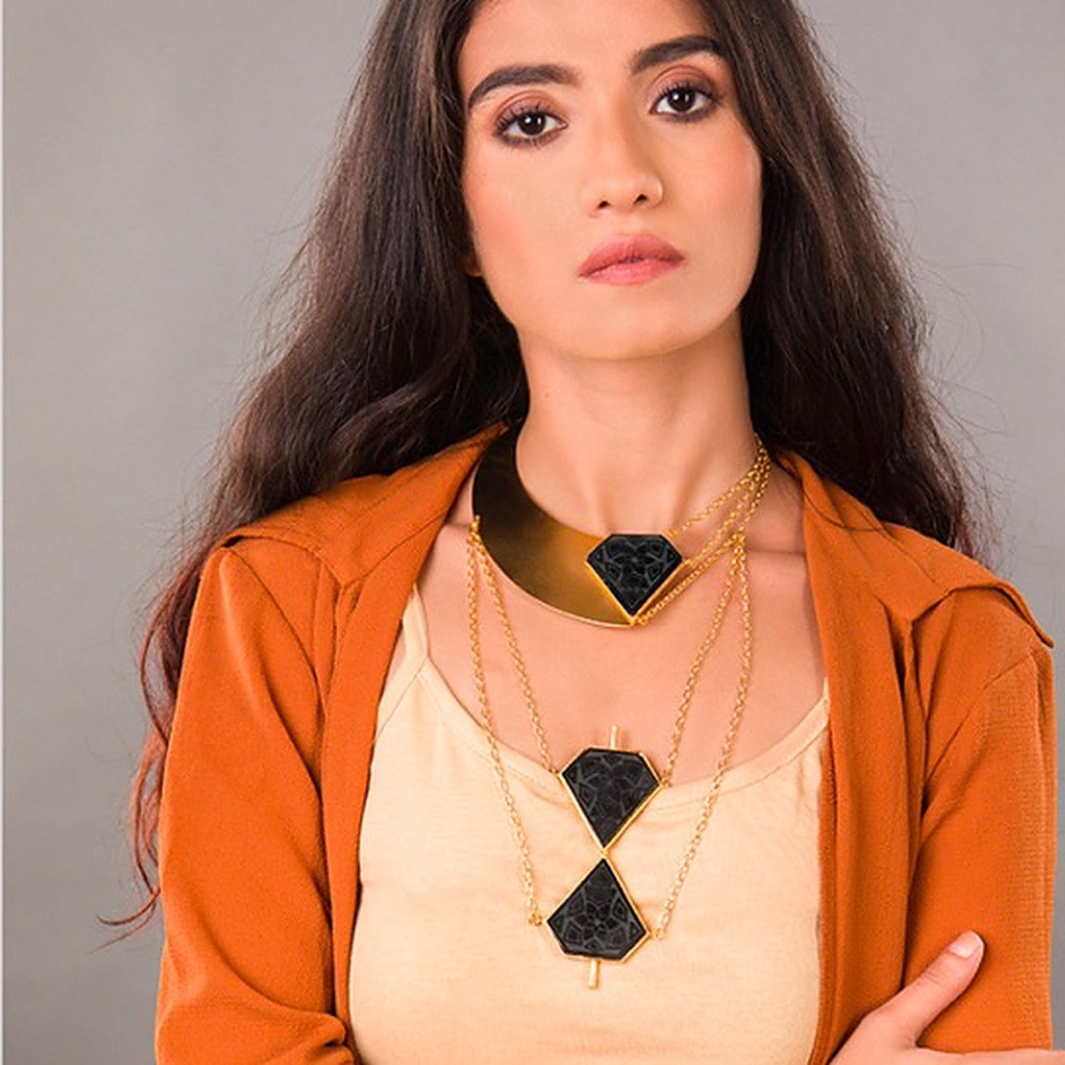 Black Onyx Collection – Modern, Sculptural & Statement Jewelry