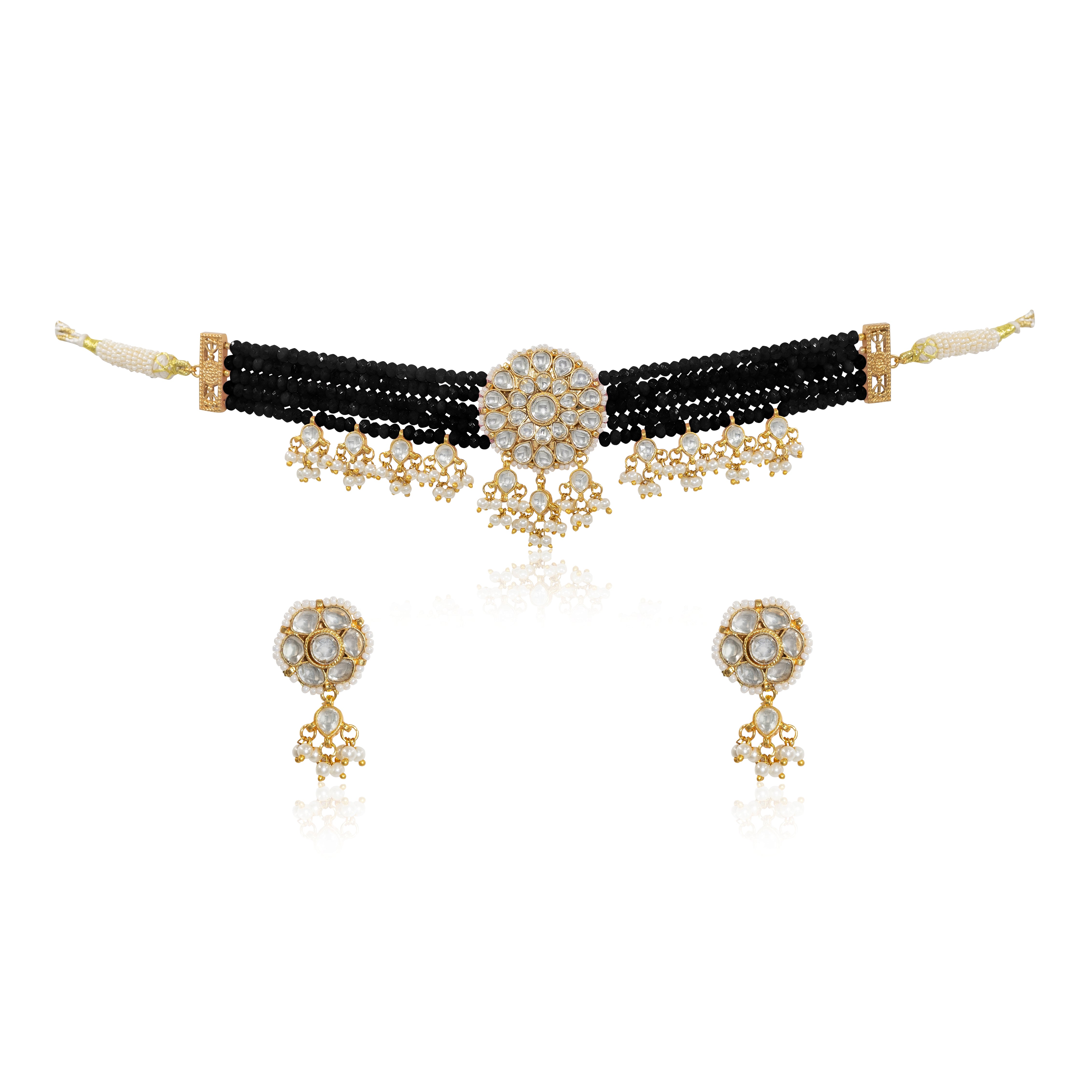 Paachi Jadau Choker Set