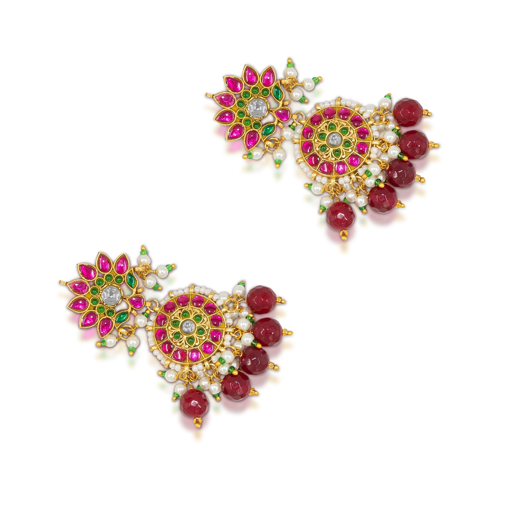 Full Jadau Kundan Bridal Necklace Set