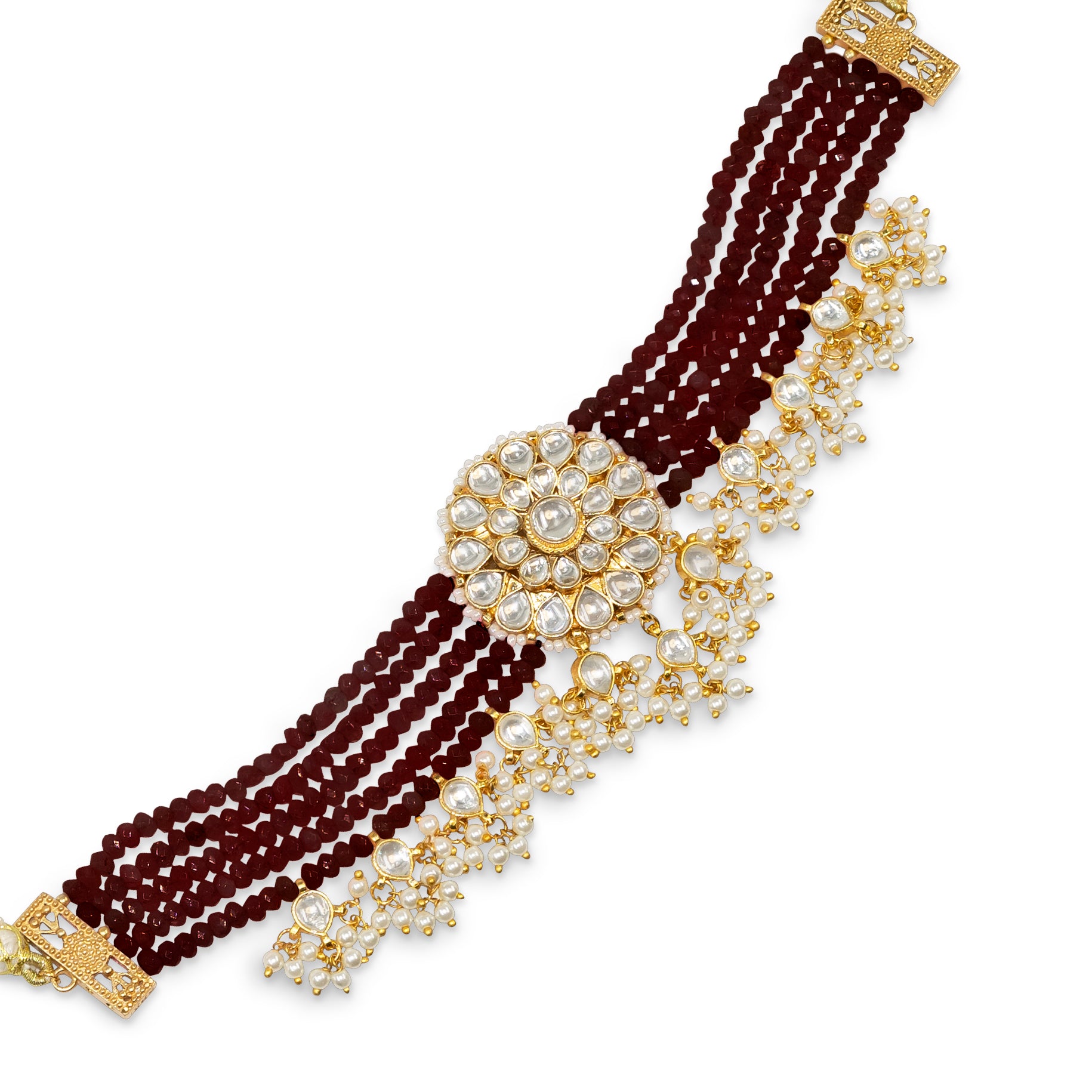 Paachi Jadau Choker Set