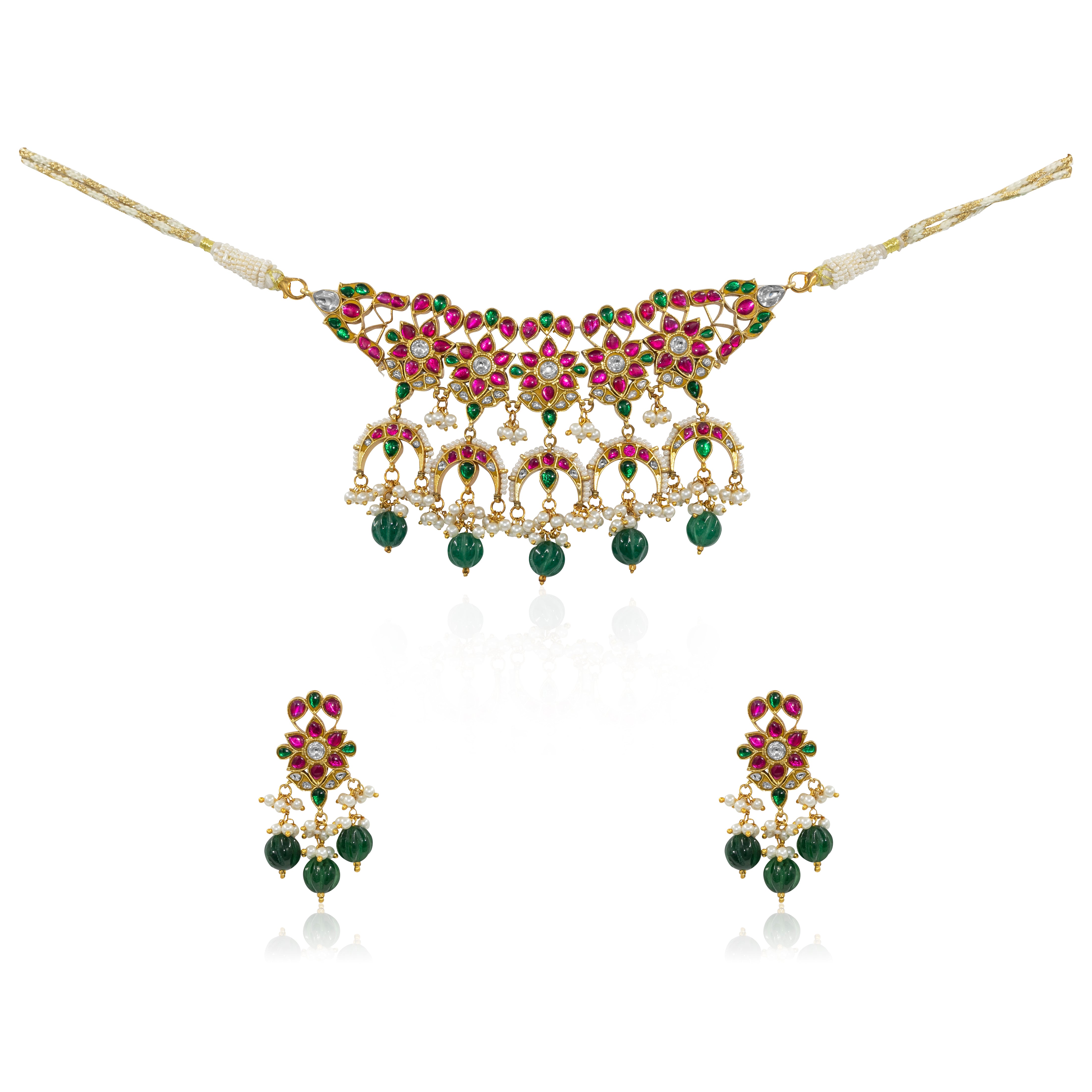 Premium Jadau Choker Set