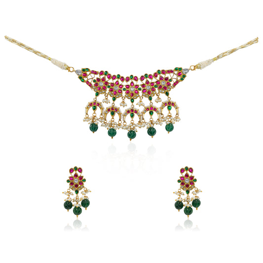Premium Jadau Choker Set