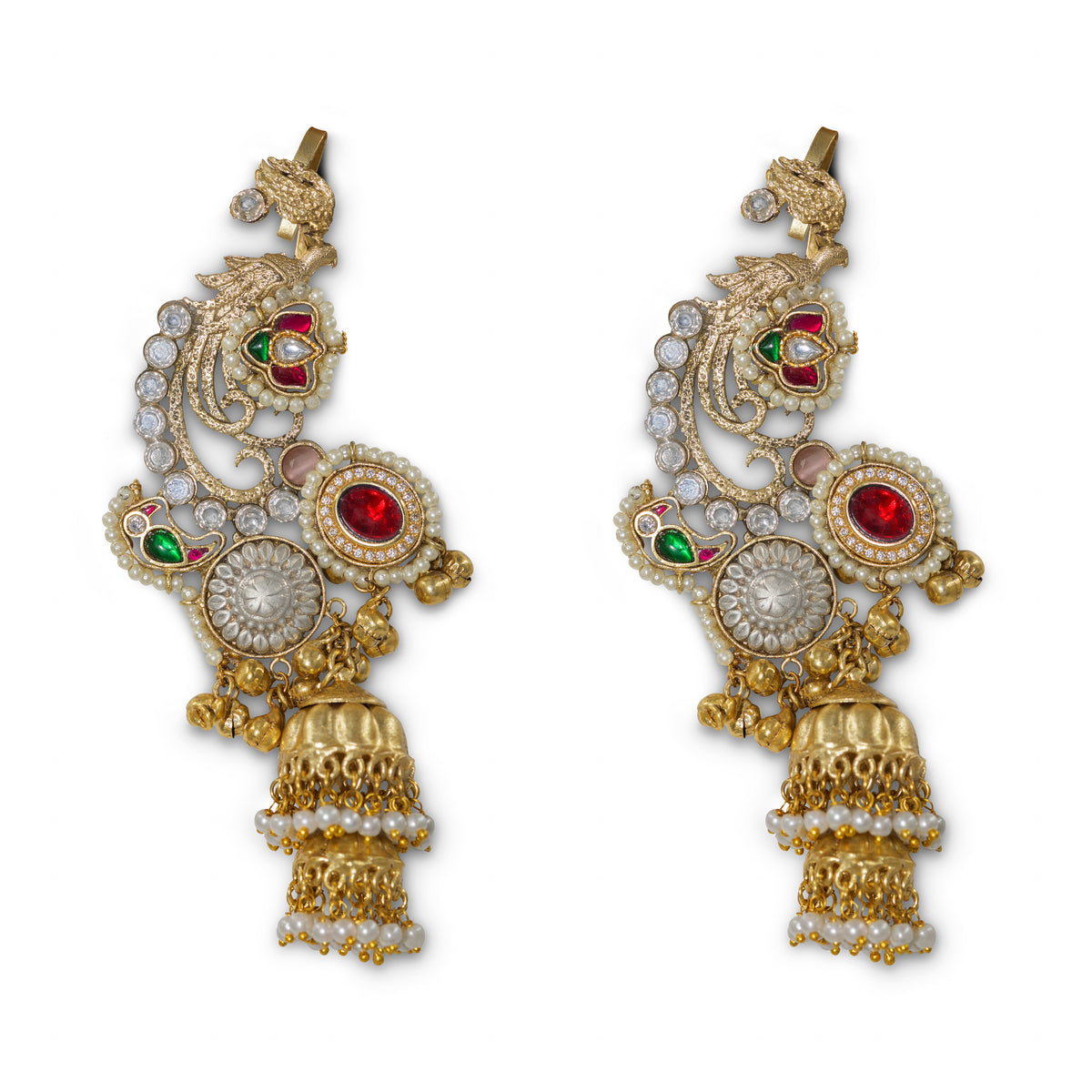 Kashmiri Heritage Jhumka Earrings