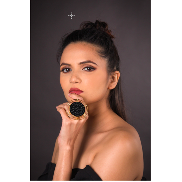 Gold-Plated Adjustable Cocktail Ring
