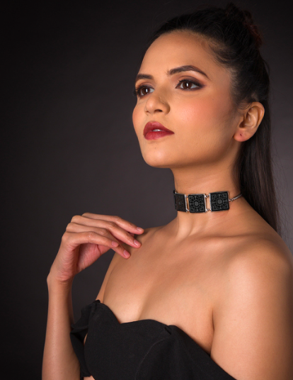 Black Onyx Choker Necklace